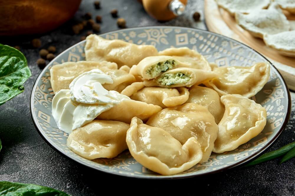 pierogi ze szpinakiem i ricottą